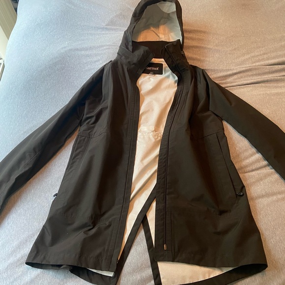 Marmot Women's EVODry Kingston Rain Jacket Black size small - Picture 3 of 7
